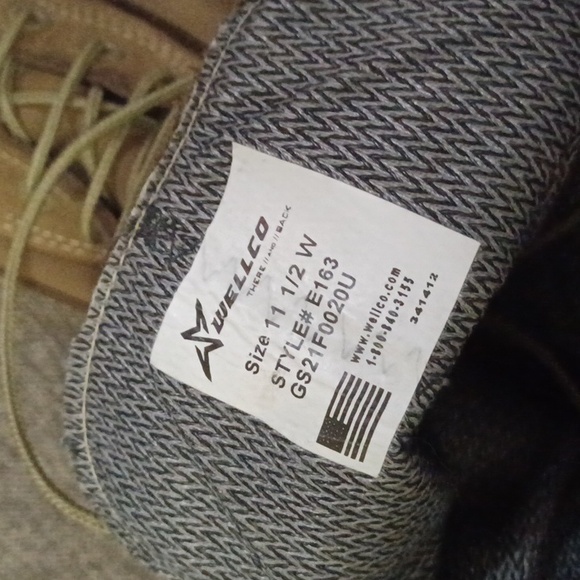 USMC Desert RAT Boots size 11.5W Leather, nubuck, cordura - Picture 7 of 10